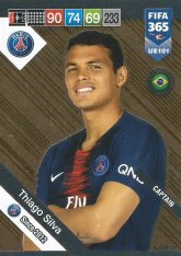 Fotbalová kartička Panini FIFA 365 – 2019 UPDATE Gold Captain 101 Thiago Silva PSG