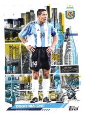 fotbalová kartička 2025-26 Topps Team Set Argentina AFA in the Apple 41 Diego Simeone