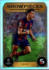 Fotbalová kartička 2023-24 Topps Superstars UEFA Club Competitions Showpieces 8 Pedri (FC Barcelona)