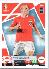 fotbalová karta Topps Match Attax EURO 2024 AUS13 Xaver Schlager (Austria)