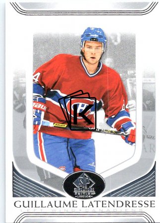 Hokejová karta 2020-21 Upper Deck SP Legends Signature Edition 235 Guillaume Latendresse - Montreal Canadiens