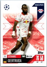 Fotbalová kartička 2024-25 Topps Match Attax EXTRA UEFA Club Competitions Squad Update 23.  Lutsharel Geertruda (RB Leipzig)