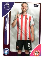 fotbalová kartička 2025-26 Topps  Premier League 61 Mathias Jensen (Brentford)