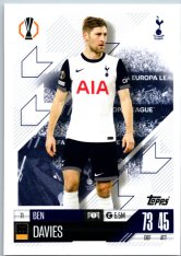 fotbalová kartička 2024-25 Topps Match Attax UEFA Club Competitions  71 Ben Davies (Tottenham Hotspur)