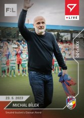 fotbalová kartička 2022-23 SportZoo Fortuna Liga Live L-110 Michal Bílek FC Viktoria Plzeň /56