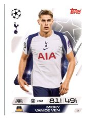 fotbalová kartička 2025-26 Topps Match Attax UCC 3 Micky van de Ven (Tottenham Hotspur)