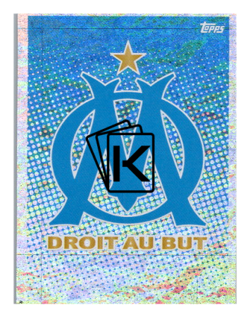 2020-21 Topps Champions League samolepka OLM1 Logo Olympique de Marseille