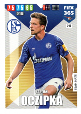 Fotbalová kartička Panini Adrenalyn XL FIFA 365 - 2020 Team Mate 217 Bastian Oczipka Schalke 04
