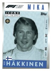2025 Topps Turbo Attax F1  Icons of the Grid   303 Mika Hakkinen