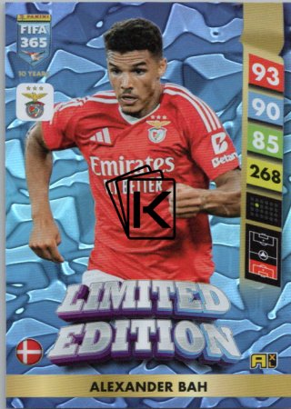 Limitovaná kartička Panini FIFA 365 2025 Adrenalyn XL Alexander Bah Benfica