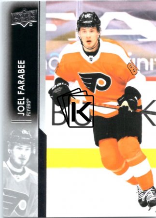 hokejová karta 2021-22 UD Series One 133 Joel Farabee - Philadelphia Flyers