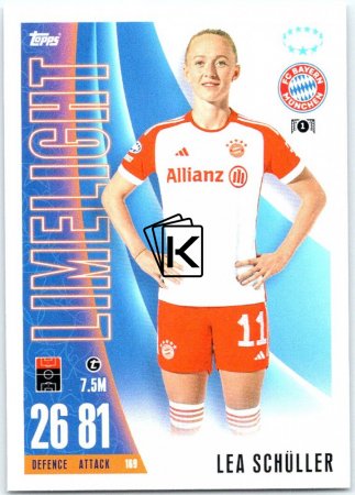 2023-24 Topps Match Attax EXTRA UEFA Club Competition UWCL Limelight 169 Lea Schüller  FC Bayern München