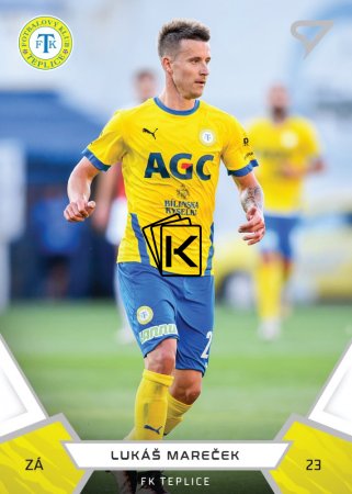 fotbalová kartička 2021-22 SportZoo Fortuna Liga 143 Lukáš Mareček FK Teplice
