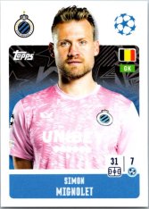 2024-25 Topps Champions League 150 Simon Mignolet (Club Brugge KV)