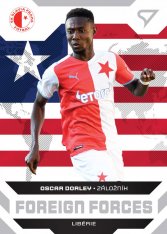 fotbalová kartička 2021-22 SportZoo Fortuna Liga Foreign Forces FF15 Oscar Dorley  SK Slavia Praha