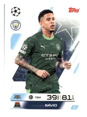 fotbalová kartička 2025-26 Topps Match Attax UCC 61 Sávio (Manchester City)