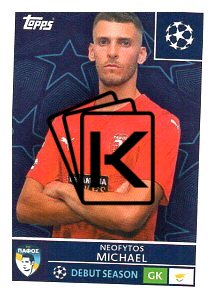 2025-26 Topps Champions League  Pafos FC 530 Neofytos Michael