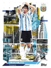 fotbalová kartička 2025-26 Topps Team Set Argentina AFA in the Apple 49 Diego Milito