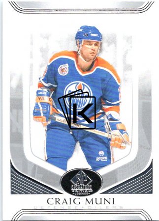 Hokejová karta 2020-21 Upper Deck SP Legends Signature Edition 73 Craig Muni - Edmonton Oilers