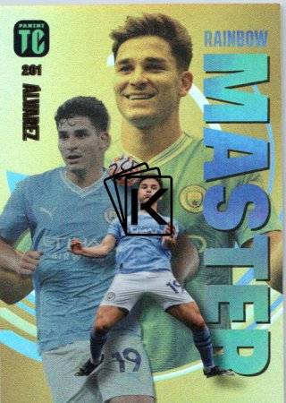 fotbalová karta Panini Top Class 201  Julián Álvarez (Manchester City)