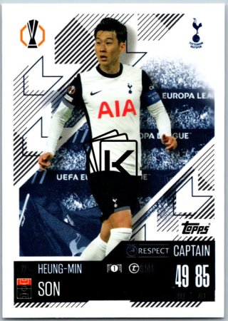 fotbalová kartička 2024-25 Topps Match Attax UEFA Club Competitions  77 Heung-Min Son (Tottenham Hotspur)  -  Captain