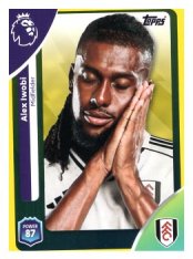 fotbalová kartička 2025-26 Topps  Premier League 154 Alex Iwobi (Fulham)-PARALLEL Yellow