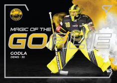 hokejová kartička 2021-22 SportZoo Tipsport Extraliga Magic of the Goalie MG-15 Denis Godla HC Verva Litvínov