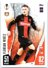 Fotbalová kartička 2023-24 Topps Match Attax UEFA Club Competitions 240 Florian Wirtz Bayer 04 Leverkusen