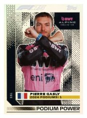 2025 Topps Turbo Attax F1 BWT Alpine Podium Power 331 Pierre Gasly