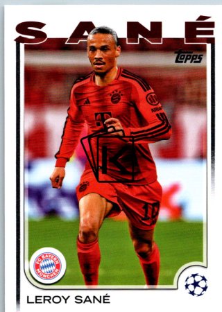 fotbalová kartička 2024-25 Topps UEFA Club Competitions Flagship 141 Leroy Sané FC Bayern Munchen