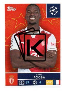 2025-26 Topps Champions League AS Monaco FC 80 Paul Pogba