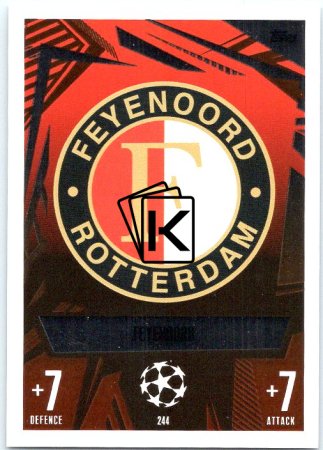 Fotbalová kartička 2023-24 Topps Match Attax UEFA Club Competitions 244 Feyenoord