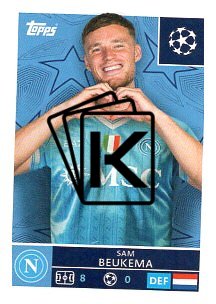 2025-26 Topps Champions League  SSC Napoli 427 Sam Beukema