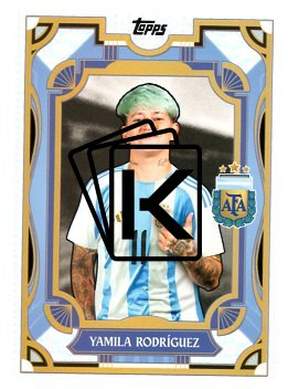 fotbalová kartička 2024-25 Topps Argentina Argentine Tango 32 Yamila Rodríguez