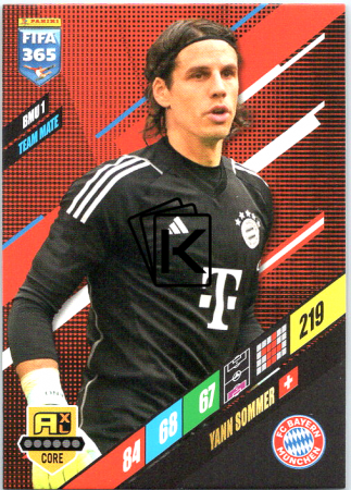 fotbalová karta Panini FIFA 365 2024 Adrenalyn BMU1	Yann Sommer	FC Bayern München