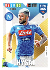 Fotbalová kartička Panini Adrenalyn XL FIFA 365 - 2020 Team Mate 272 Elseidd Hysaj SSC Neapol