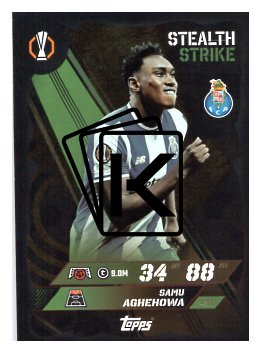 fotbalová kartička 2025-26 Topps Match Attax UCC 458 Samu Aghehowa (FC Porto)