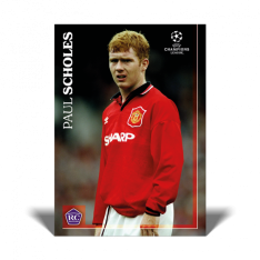 Fotbalová kartička Topps Lost Rookie Paul Scholes Manchester United