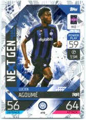 Fotbalová kartička 2022-23 Topps Match Attax UCL Next Gen 409 Lucien Agoume - Inter Milan