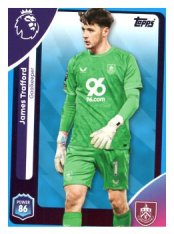 fotbalová kartička 2025-26 Topps  Premier League 308 James Trafford (Burnley)-PARALLEL Blue