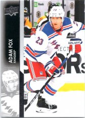 hokejová karta 2021-22 UD Series One 120 Adam Fox - New York Rangers