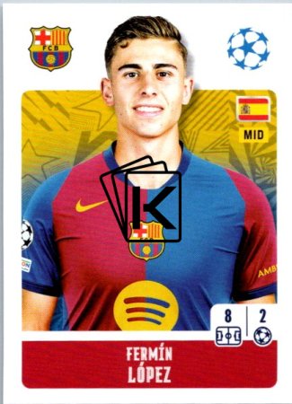 2024-25 Topps Champions League 167 Pedri (FC Barcelona)