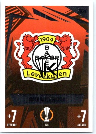 Fotbalová kartička 2023-24 Topps Match Attax UEFA Club Competitions 235 Bayer 04 Leverkusen