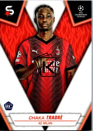 Fotbalová kartička 2023-24 Topps Superstars UEFA Club Competitions 4 Chaka Traorè (AC Milan) – RC