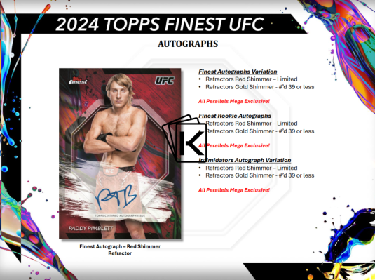 2024 Topps UFC Finest Mega Box