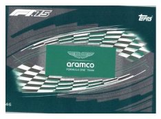 2025 Topps Turbo Attax F1 Aston Martin  46	Team Logo-Paralel Emerald
