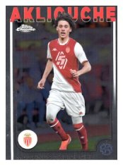 fotbalová kartička 2024-25 Topps Chrome UCC 64 Maghnes Akliouche, AS Monaco