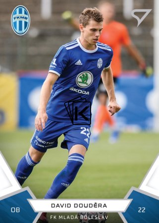 fotbalová kartička 2021-22 SportZoo Fortuna Liga 113 David Douděra FK Mladá Boleslav