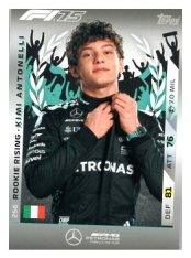 2025 Topps Turbo Attax F1 Mercedes AMG Rookie Rising HP 256 Kimi Antonelli