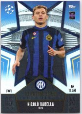 Fotbalová kartička 2023-24 Topps Match Attax UEFA Club Competitions Stadium Star Limited Edition SS16 Nicolo Barella Inter Milan